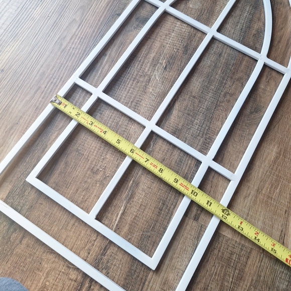 White Metal Window Frame Wall Decor Set Of 2 - Picture 10 of 10